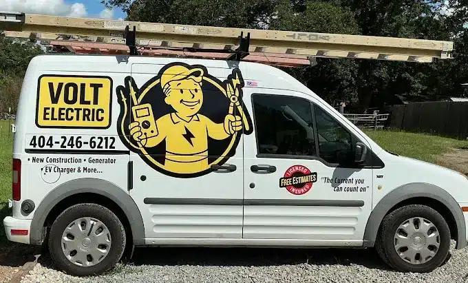 Photo of a Volt Electric work van